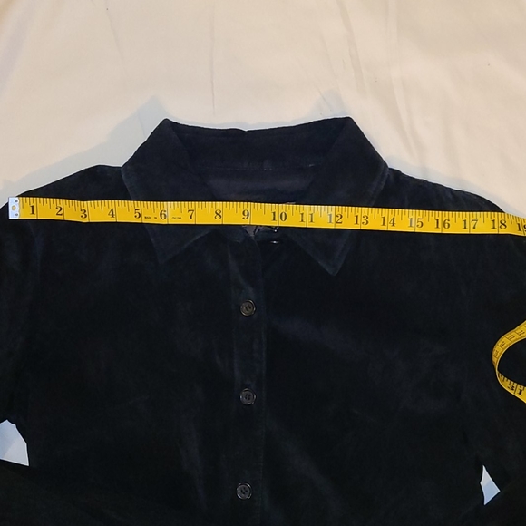 B.T. limited Suede Button Up Coat - Picture 7 of 10